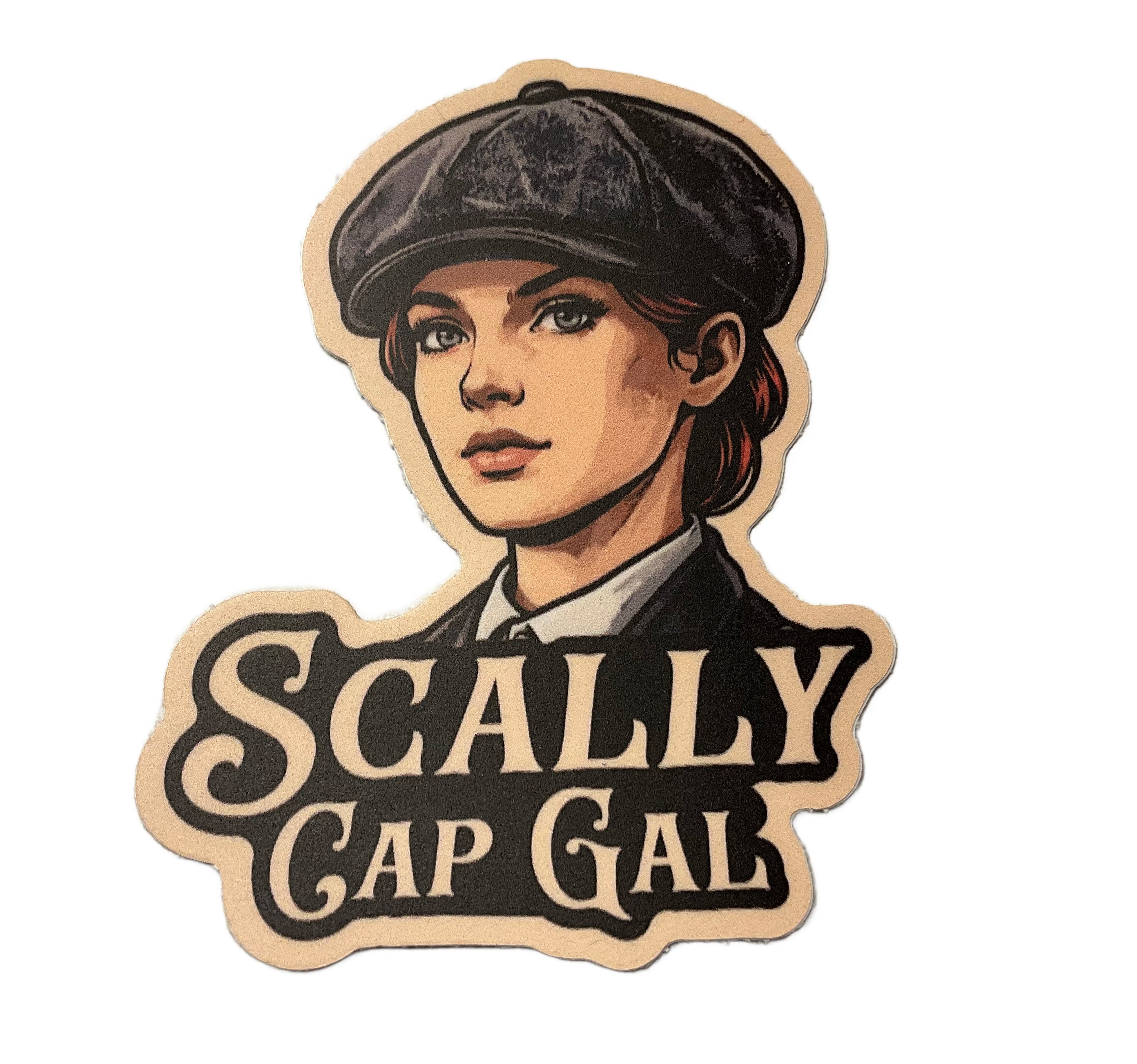 Scally Cap Gal Sticker