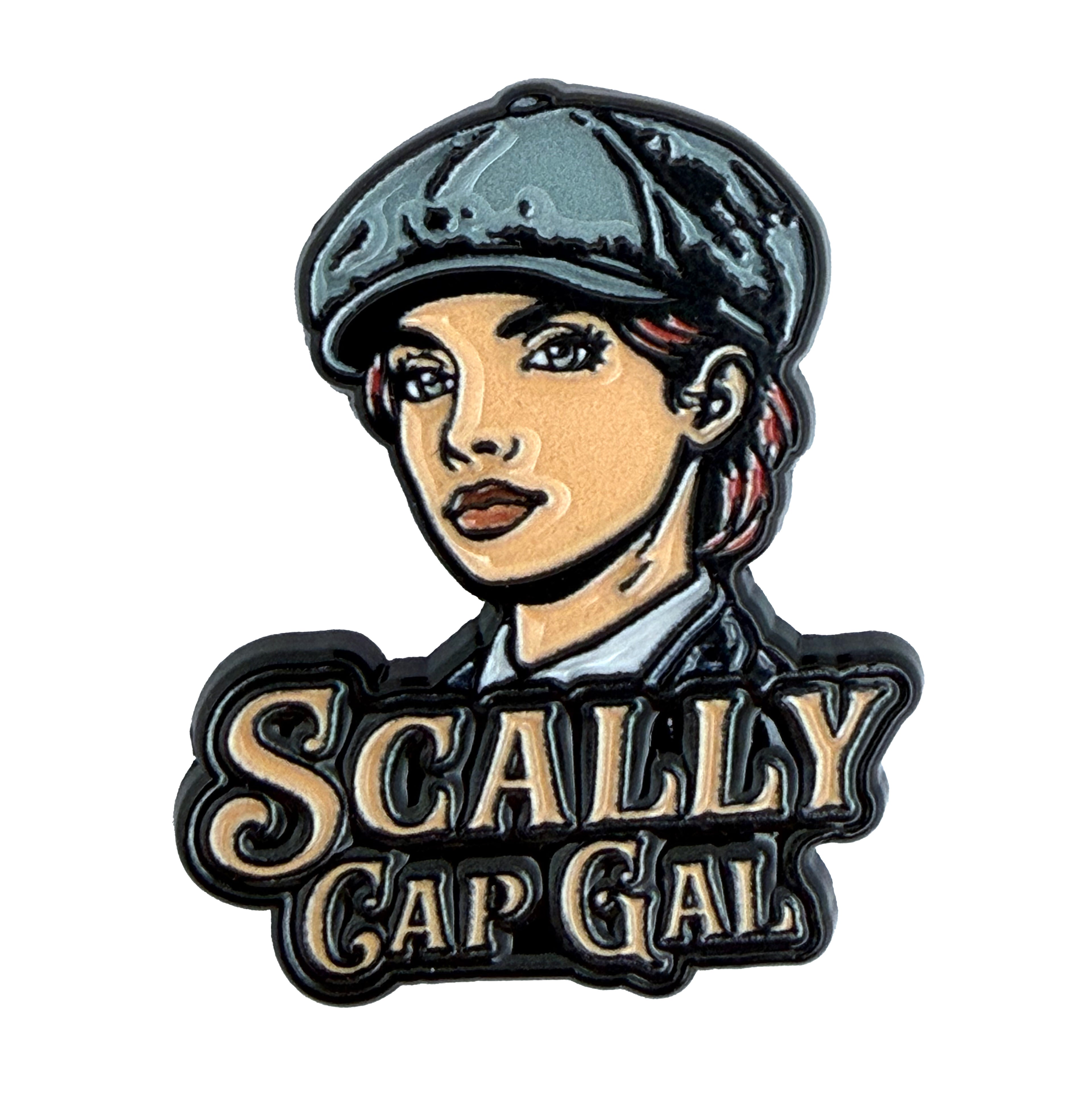 Scally Cap Gal Pin
